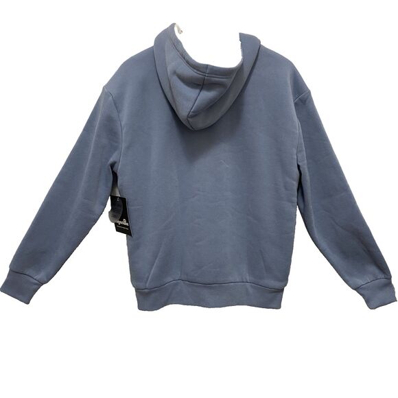 Sugar Kiss Women's Sherpa Lined Hoodie Zip Up Blue M - Picture 2 of 8